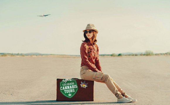 Traveler Woman Sitting On