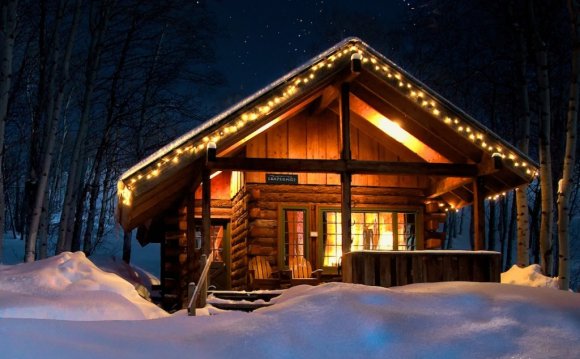 Compromise Cabin in Winter