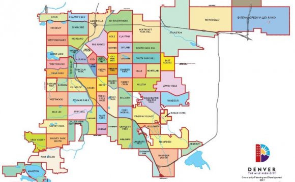 Neighborhood Map - City And