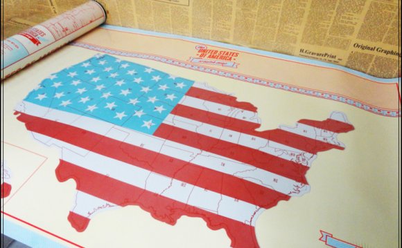 USA Scratch Map United States