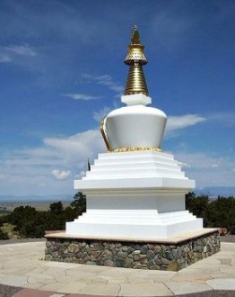 A stupa in Crestone.