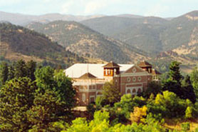 Arial view of the Colorado Chautauqua, The Colorado holiday Directory