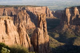 Dramatic red-rock formations inside Colorado nationwide Monument