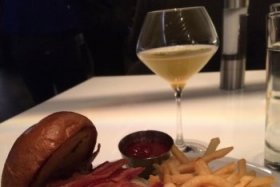 Eaton Ranch Burger and Vegas Cocktail