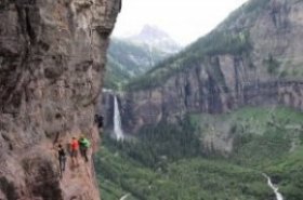 Taking on the celebrated Via Ferrata in Telluride